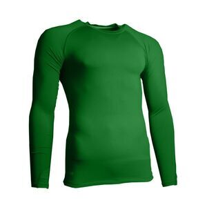 Precision Childrens/Kids Essential Baselayer Long-Sleeved Sports Shirt / Green